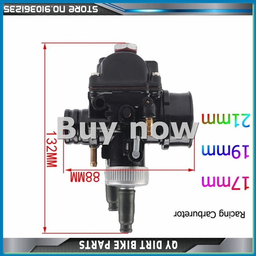 Motorcycle Carburetor PHBG 21M - đánh giá và giá Motorcycle Carburetor